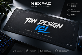 Tapis de souris gaming personnalisé — Vice Custom | NEXPAD